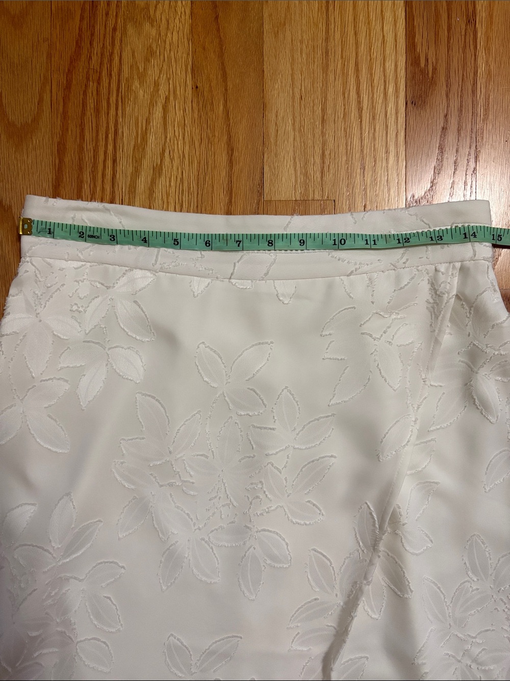 Ann Taylor Floral Embroidered A-Line Skirt - Picture 11 of 11